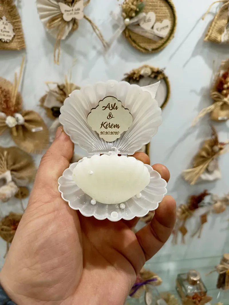 İstirideye Kutulu Mum Nikah Şekeri