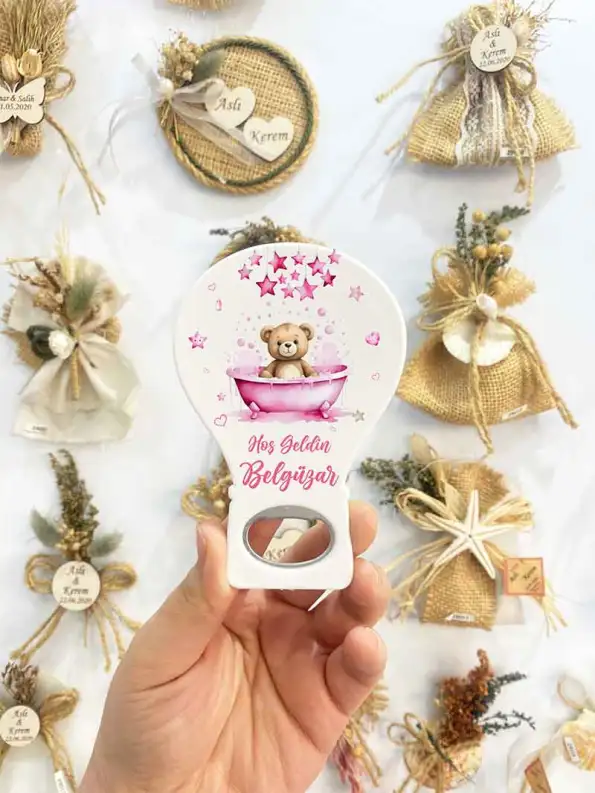 Balon Açacak Magnet – Küvetli Teddy Temalı